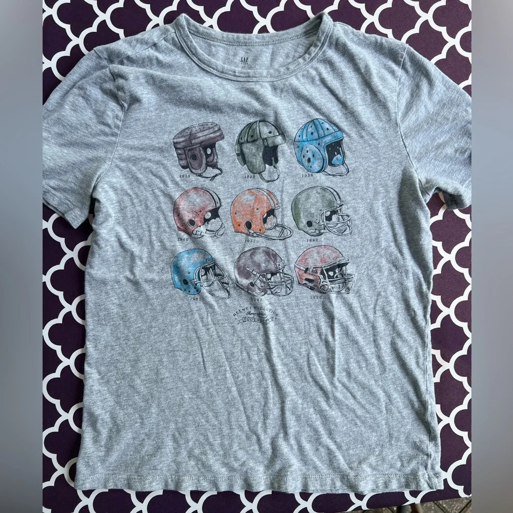 Gap football cotton short sleeve tee